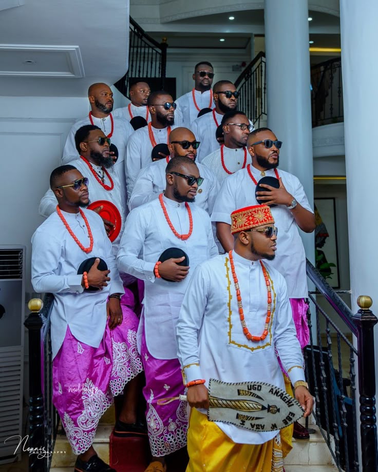 Igbo Traditional Wedding Attire for Men 