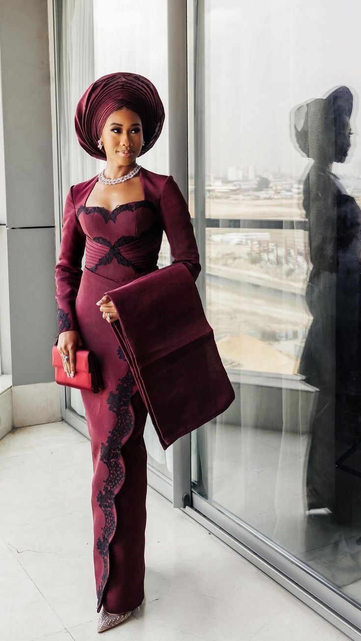 Lace Styles for Yoruba Bride 