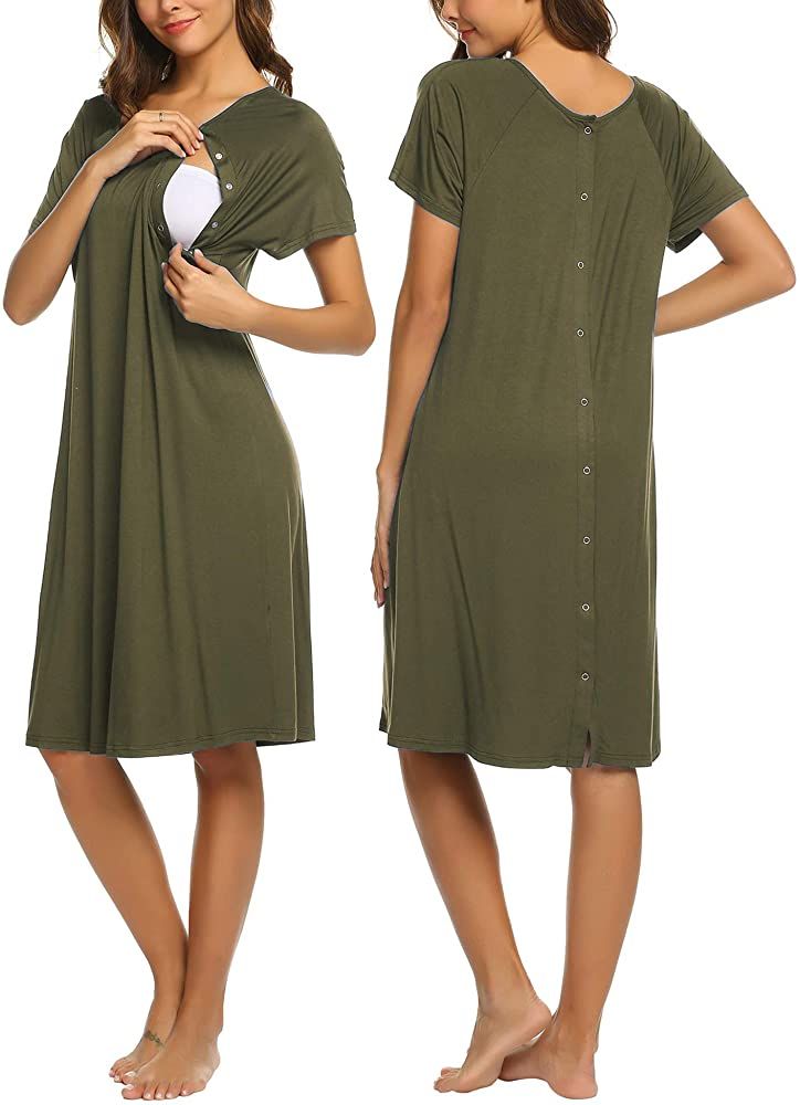 Long Gown Styles for Nursing Mothers 