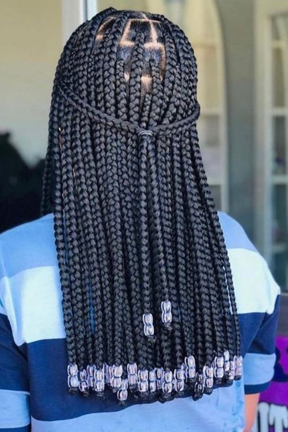 Simple Short All Back Hairstyles with Attachment in Nigeria 