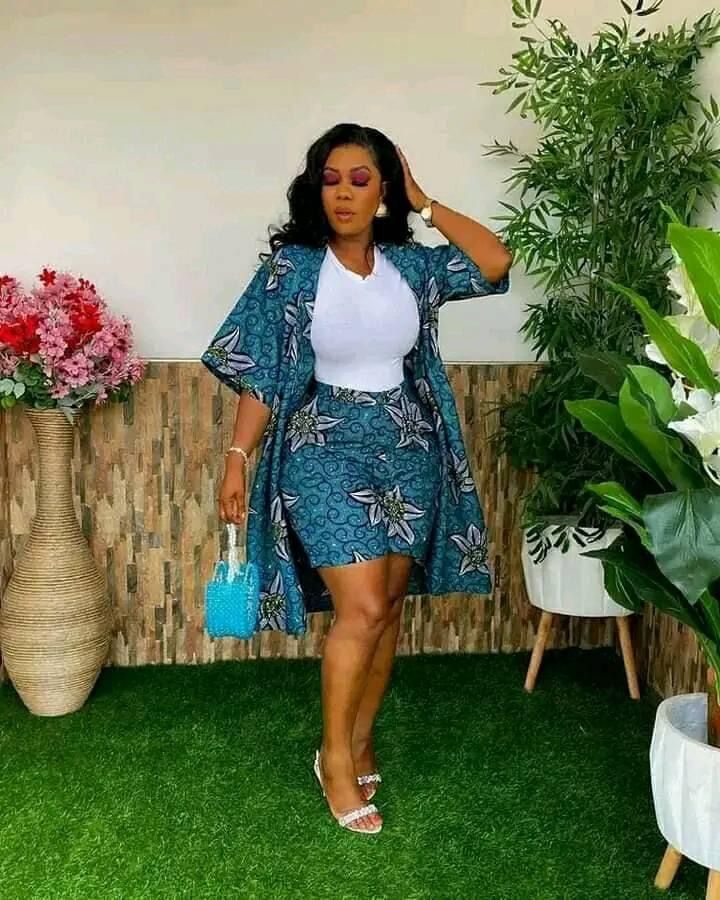 Ankara Up and Down Styles for Slim Women 