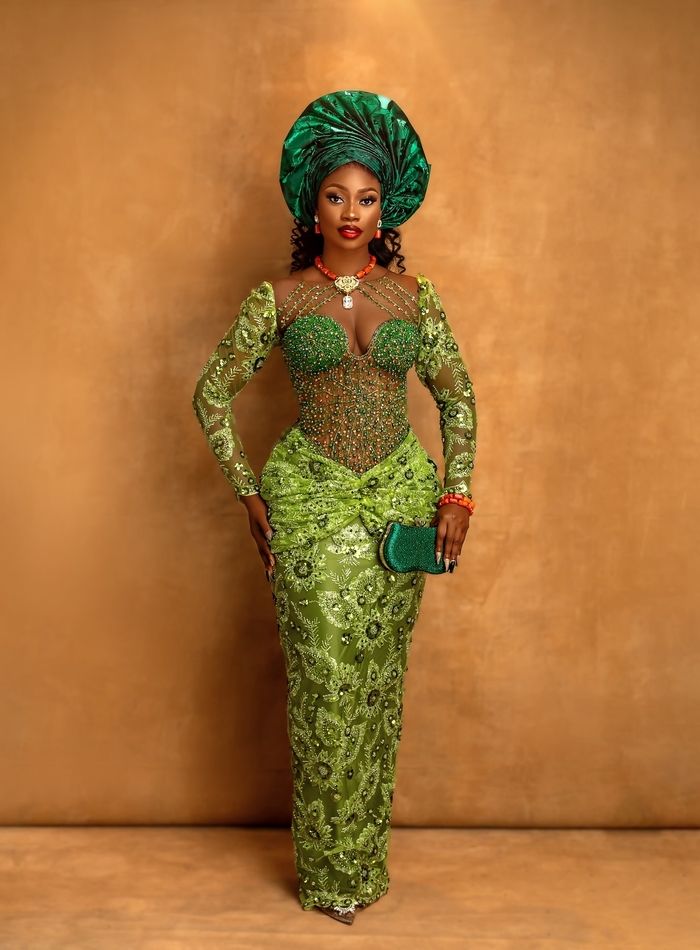 Corset Gown Styles for Ladies in Nigeria