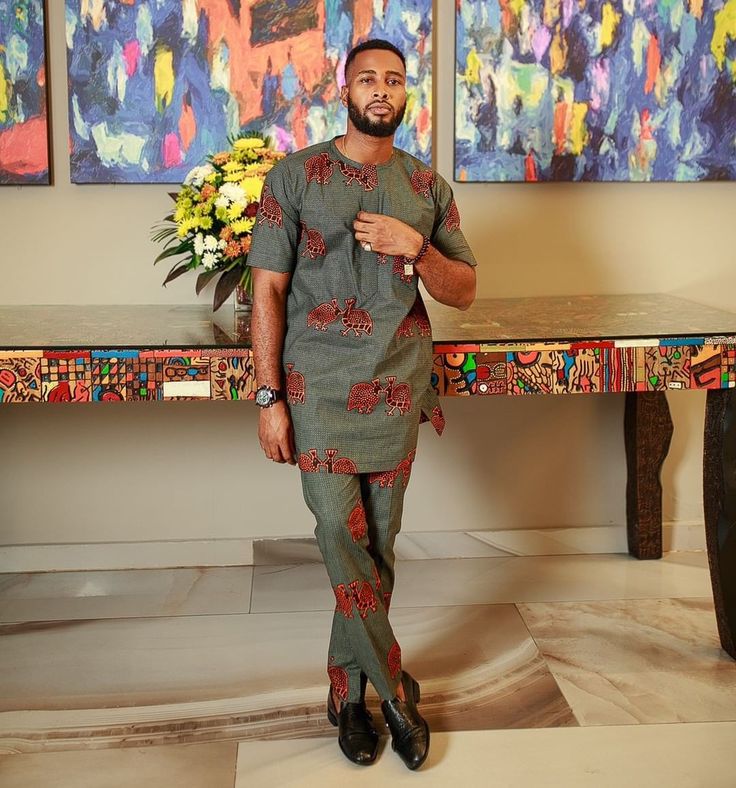 Ankara Top For Men