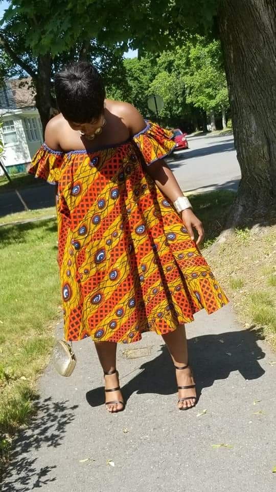 Short Ankara Styles for Pregnant Ladies 