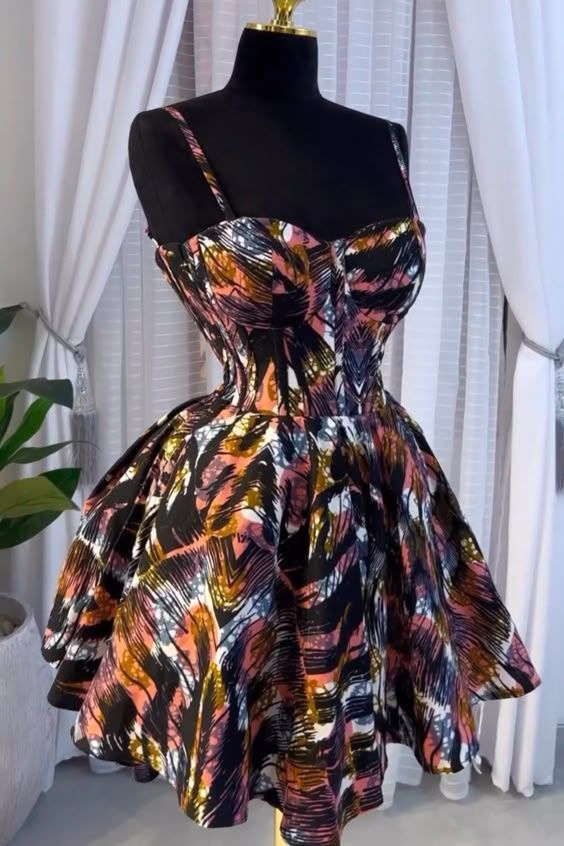 Simple Corset Gown Styles 