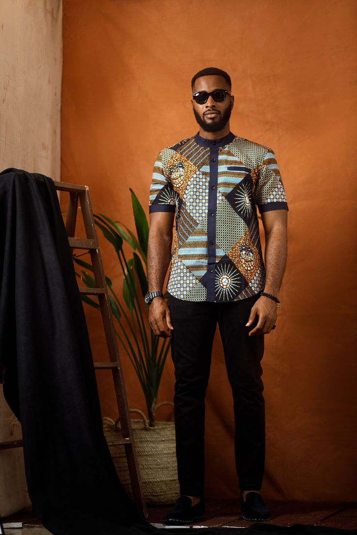Ankara Top For Men