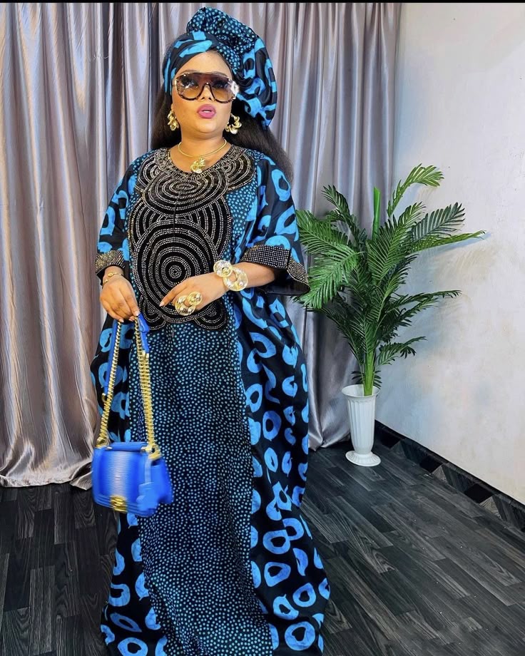 Adire Gown Style for Wedding 