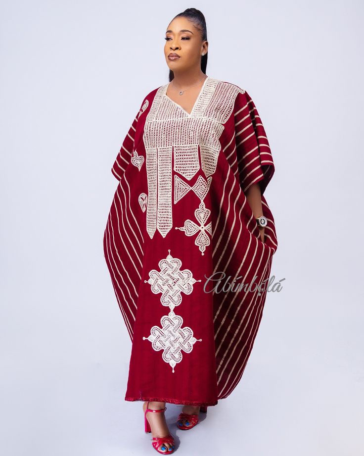 Agbada Long Gown for Ladies 