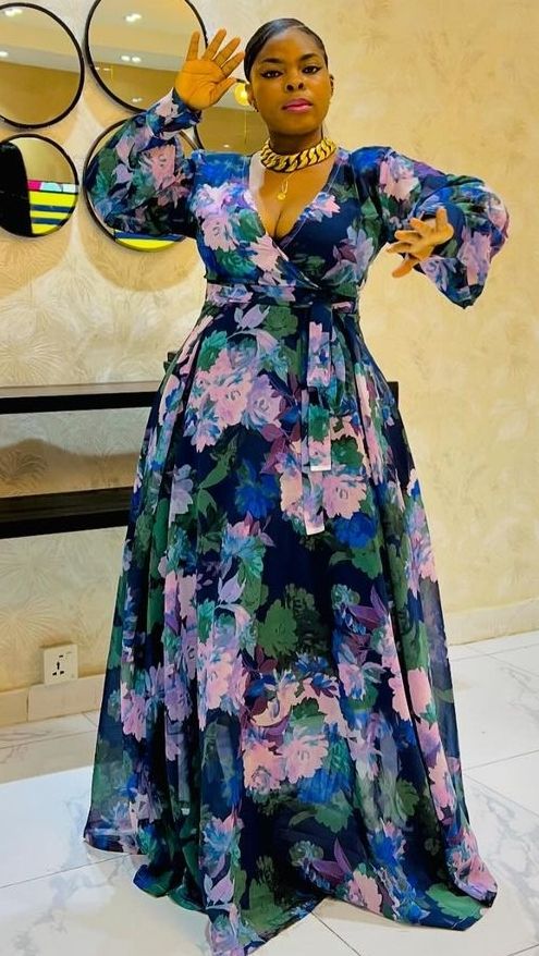Flowered Lycra Material Styles 