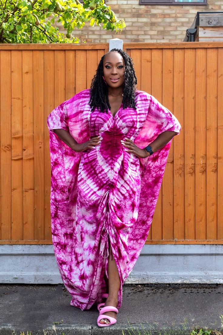 Simple Adire Gown Styles 