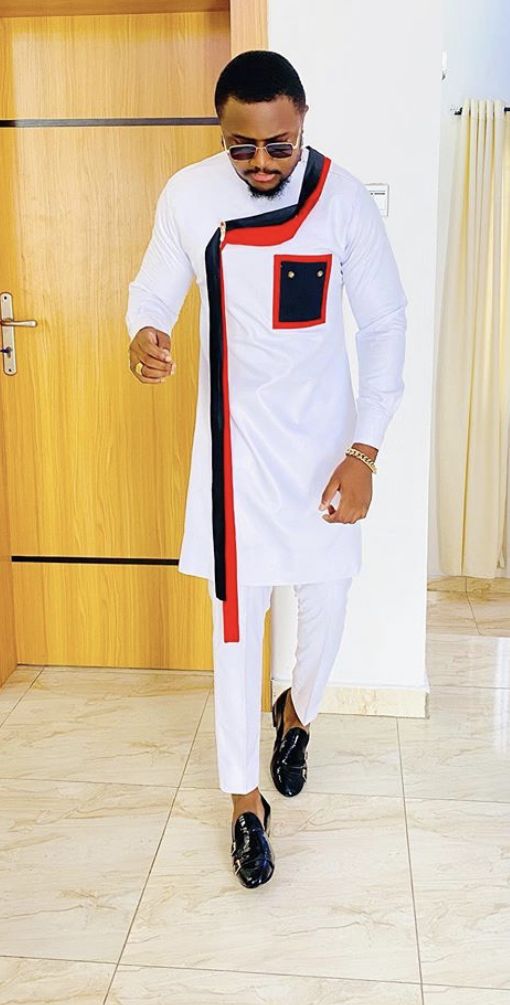 Long Ankara Top For Men 