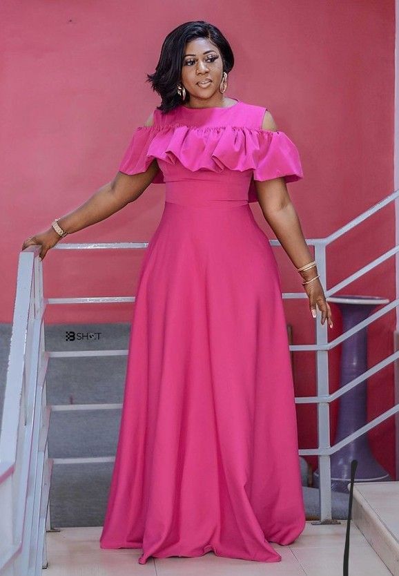 Plain Chiffon Gown Ideas