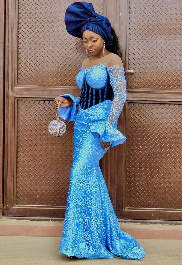 Simple Corset Gown Styles 