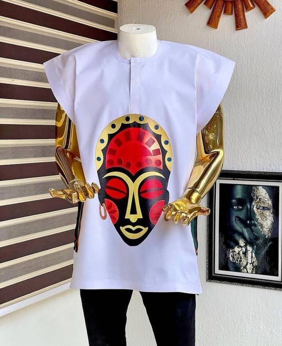 Latest Ankara Top for Men 