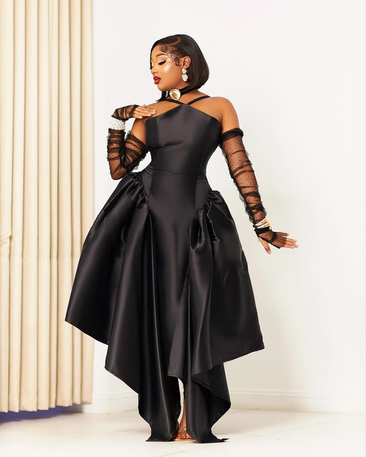 Mikado Short Gown Styles 