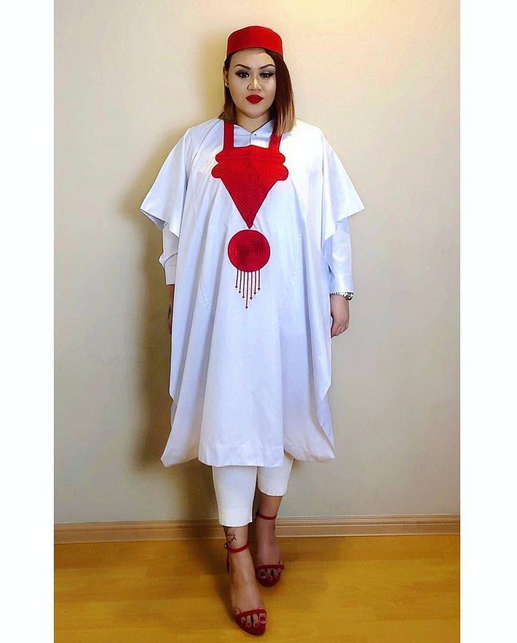 White Agbada Styles for Women 