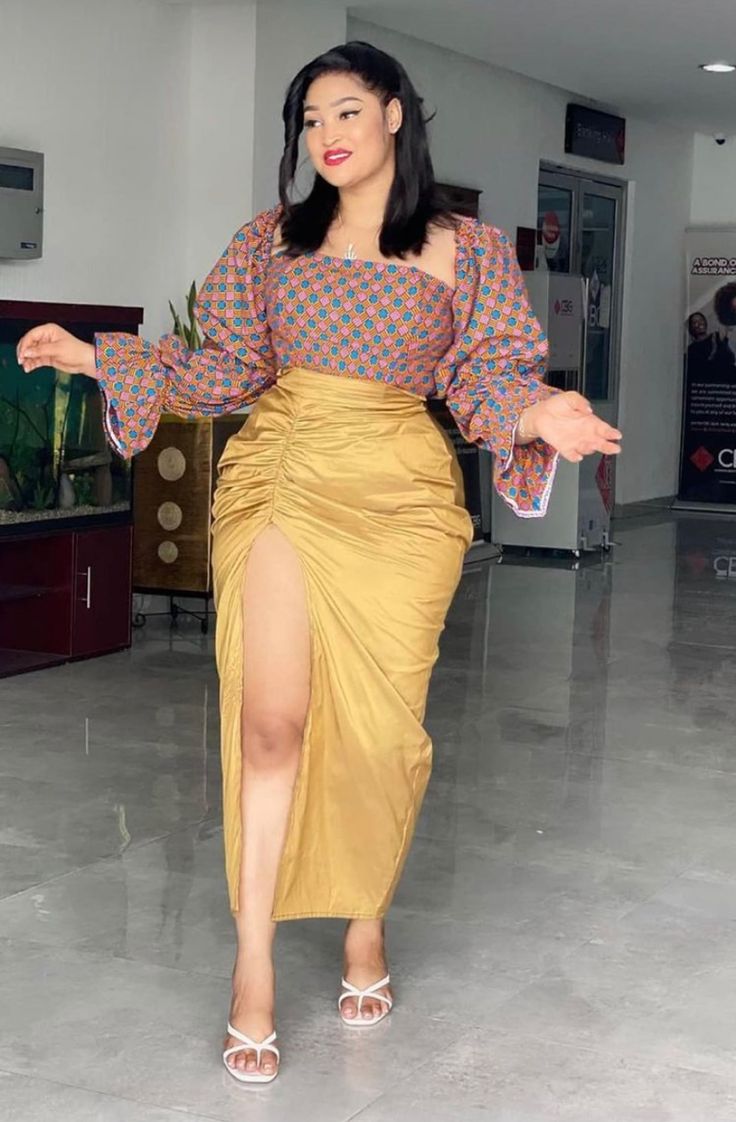 Lycra Skirt and Blouse Styles 