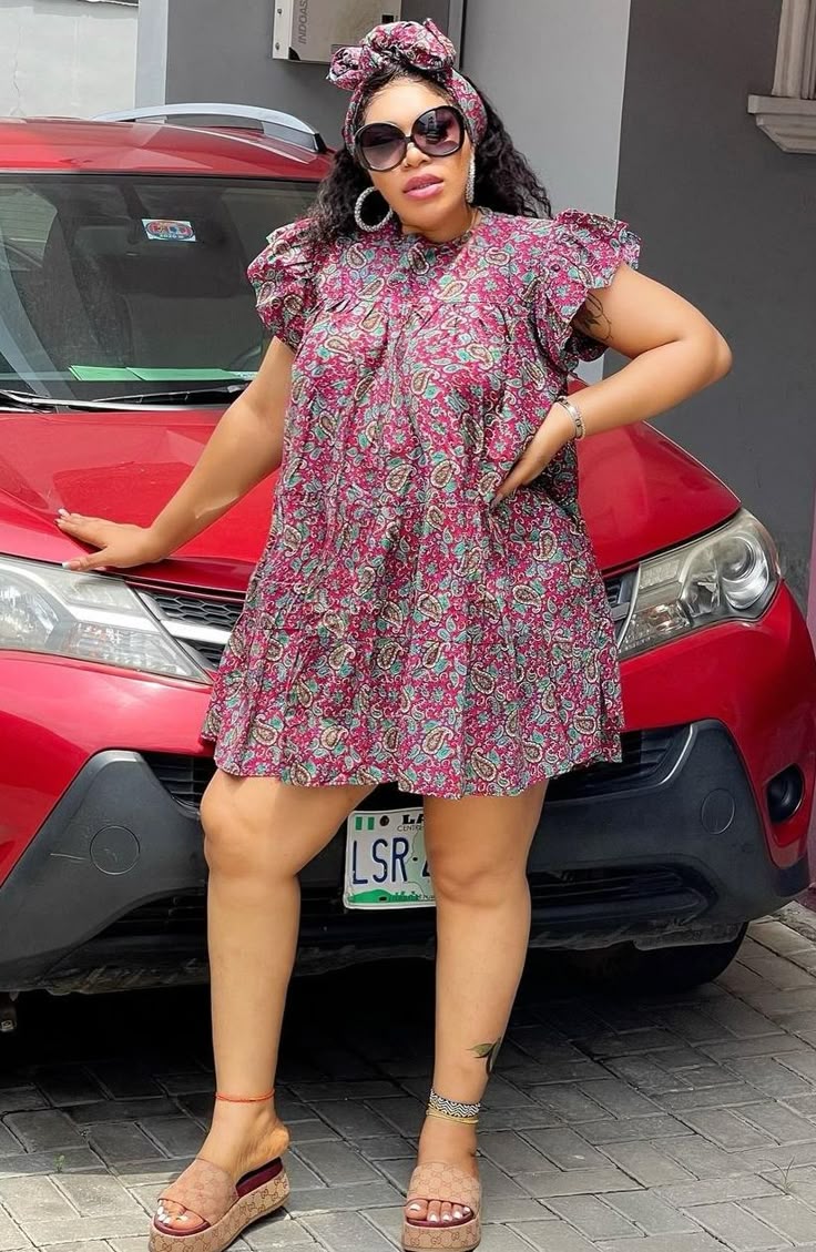Short Ankara Styles for Pregnant Ladies 