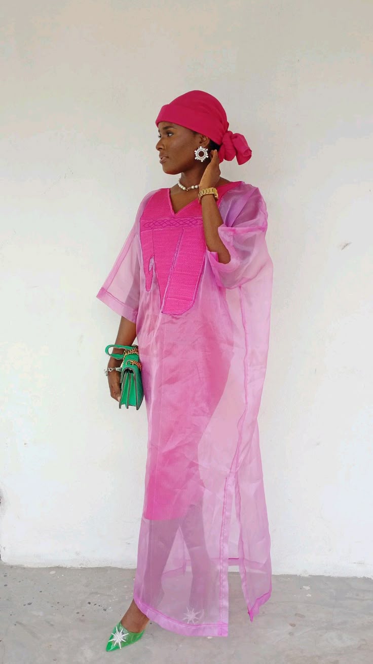 Agbada Long Gown for Ladies 