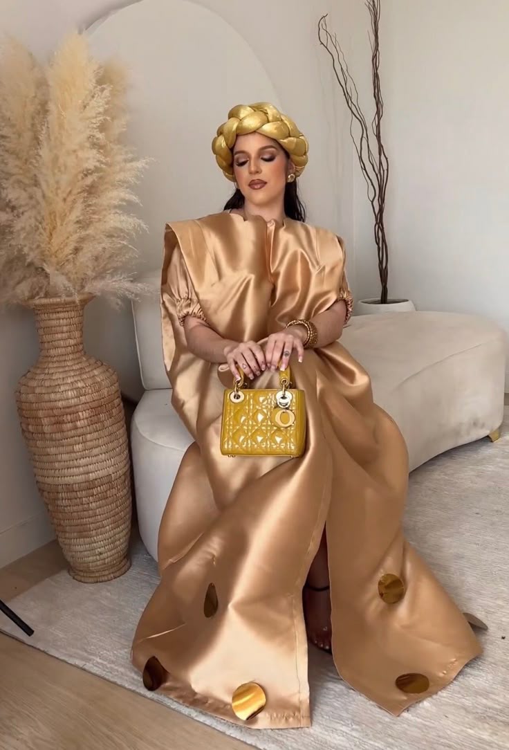 Mikado Bubu Gown Styles for Ladies 