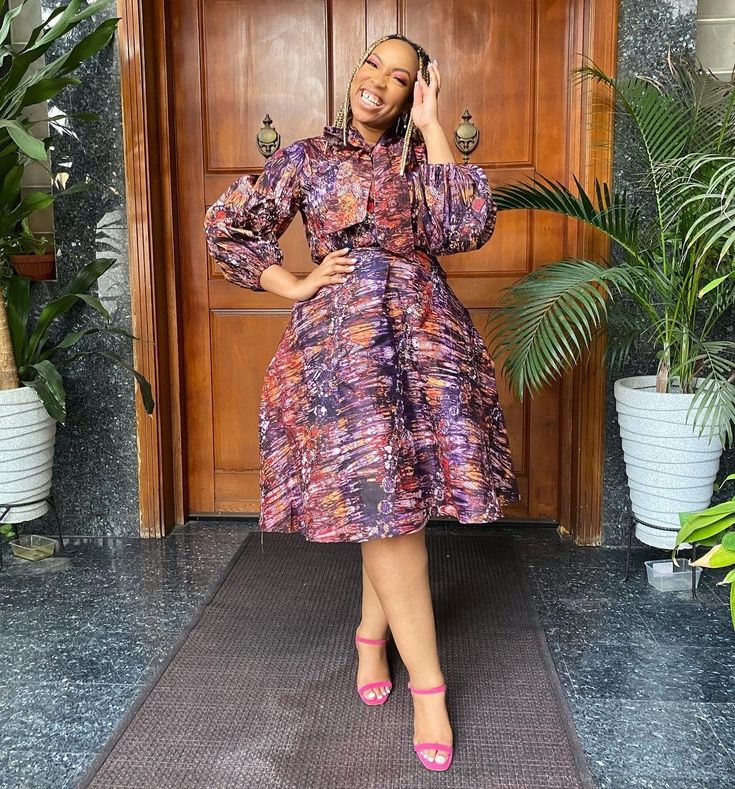 Short Adire Gown Styles 