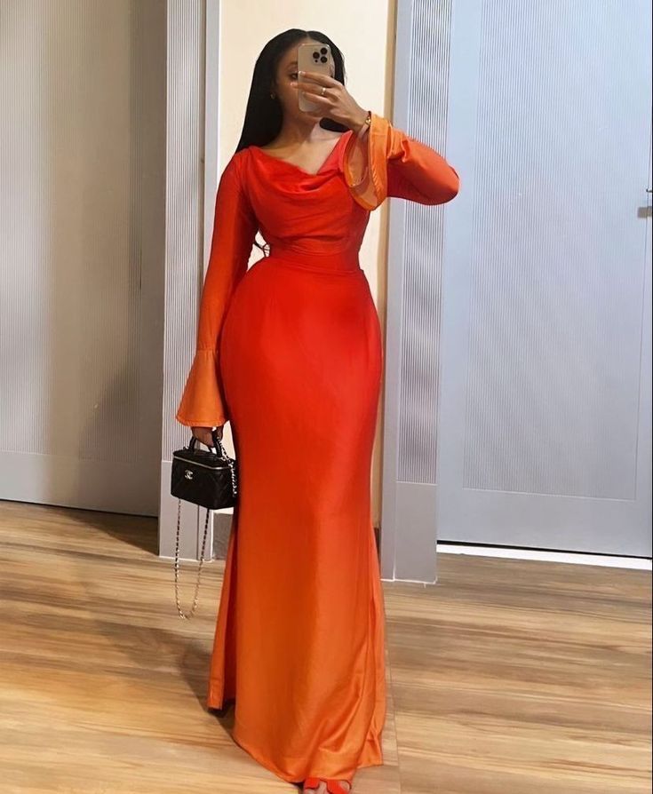 Bodycon Gowns with Sleeves 