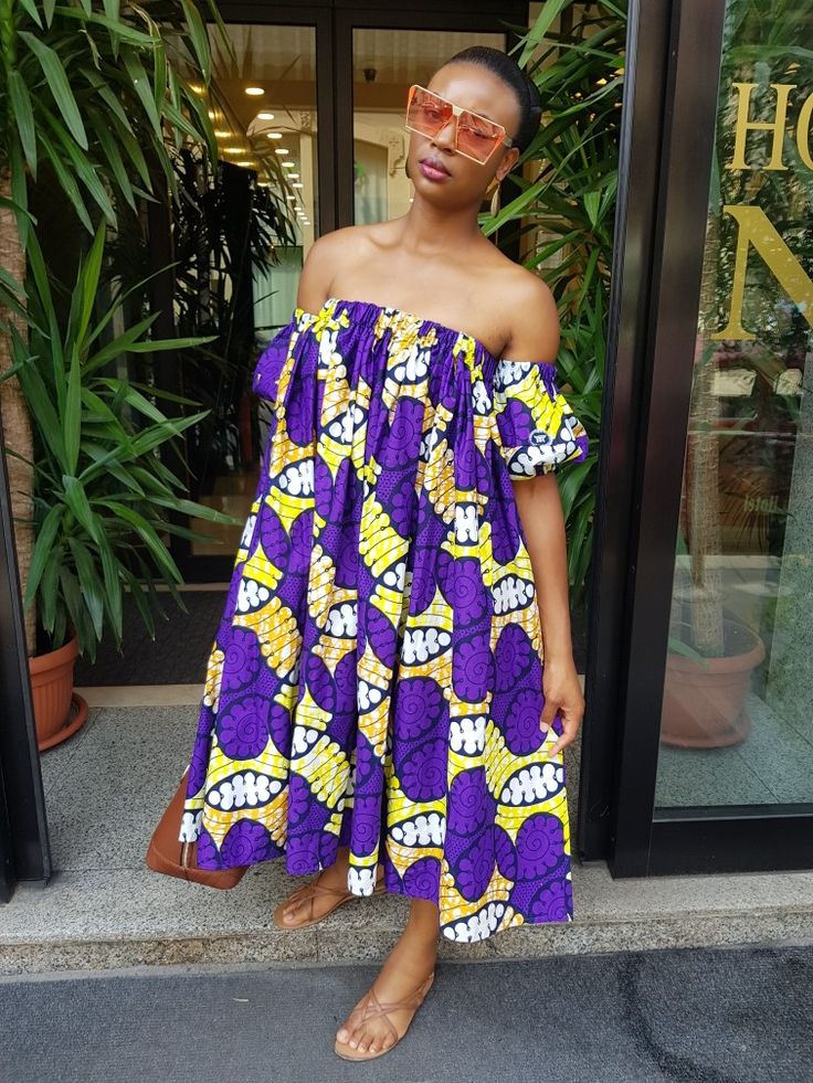 Flay Gown with Off ShoulderÂ