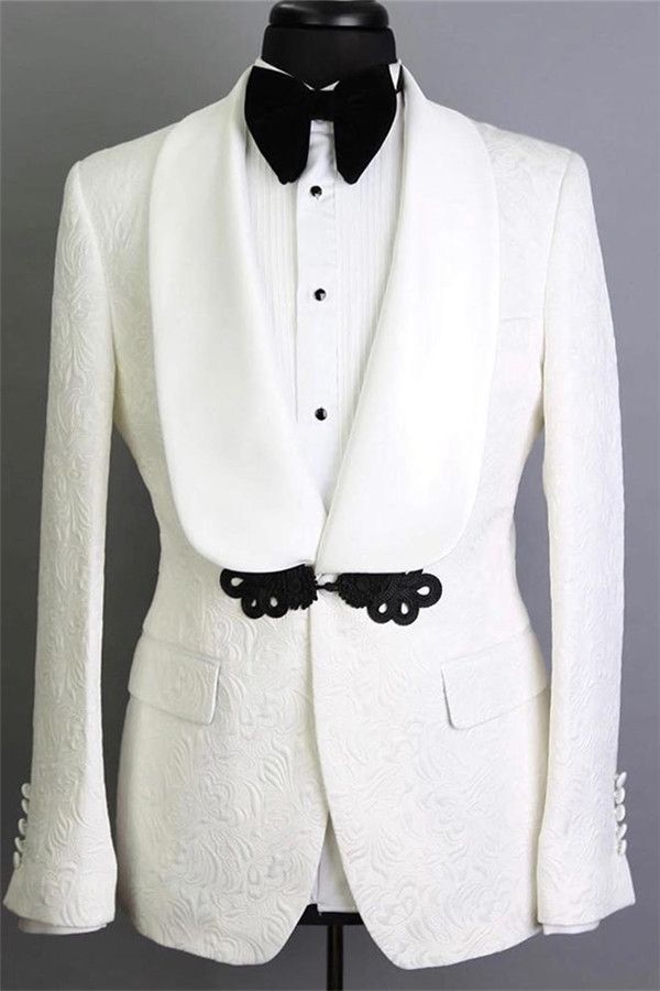 White Wedding Suit for GroomÂ