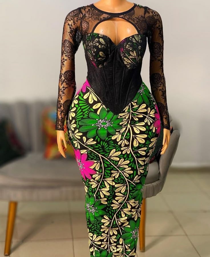 Aso Ebi Ankara Long GownÂ