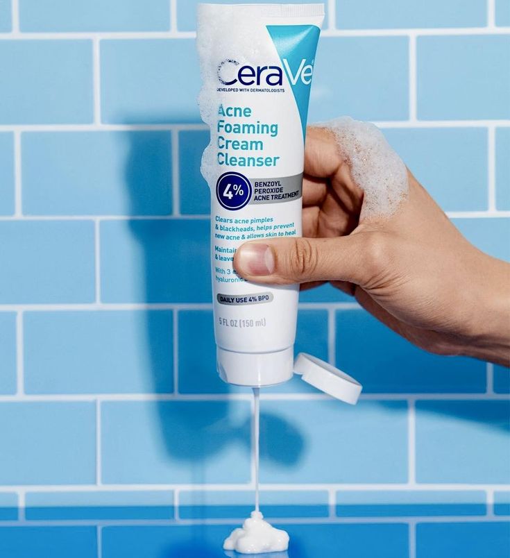 CeraVe Acne Foaming Cream Cleanser