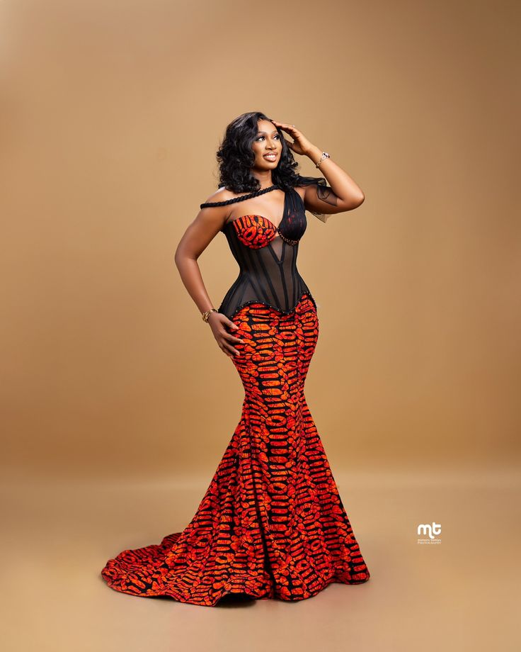 Ankara Aso Ebi Styles for Slim LadiesÂ