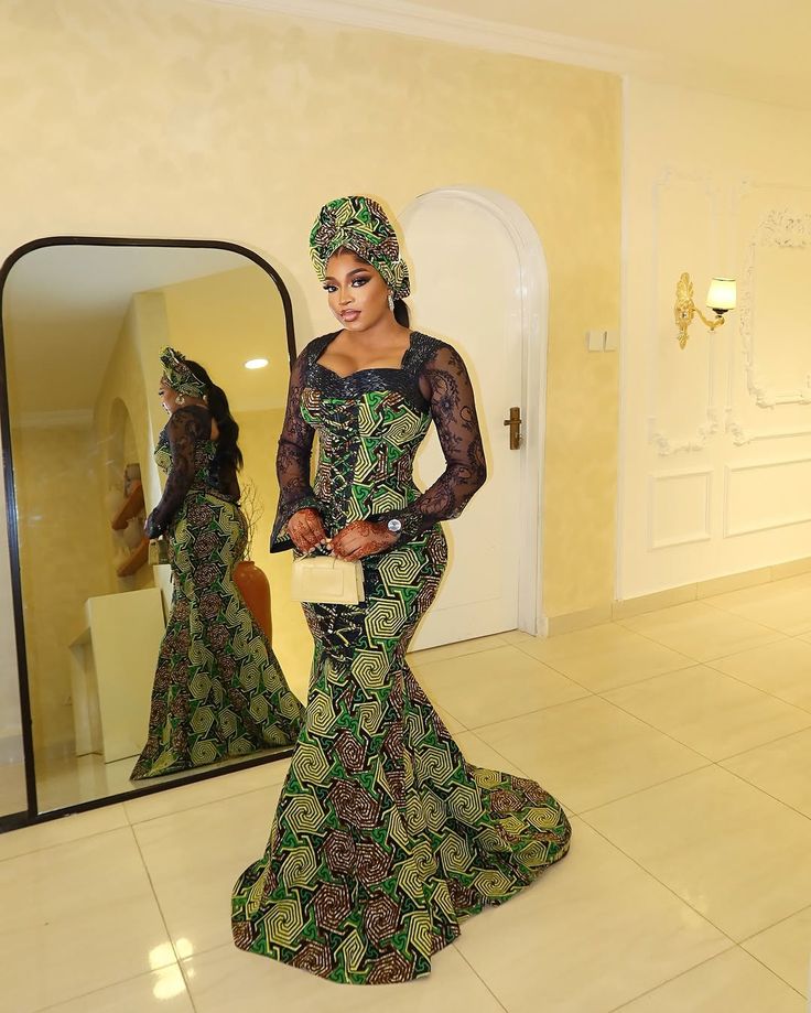 Simple Ankara Aso Ebi Styles for WeddingÂ