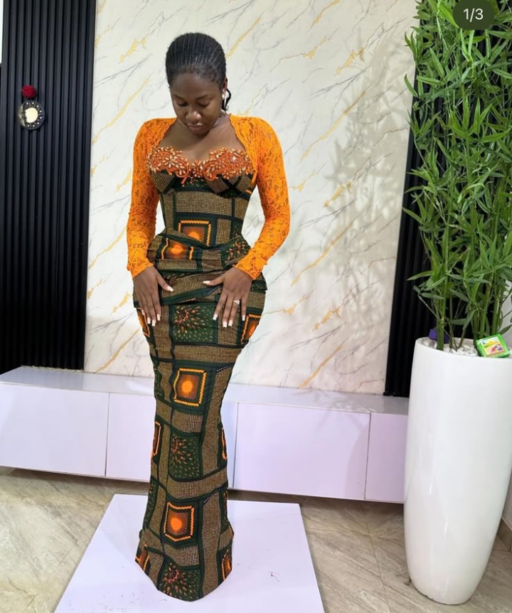 Simple Ankara Aso Ebi Styles for WeddingÂ