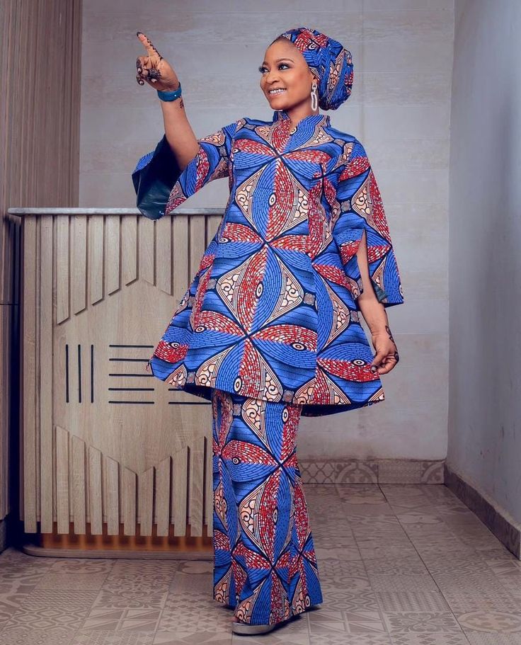 HAUSA Ankara Skirt and Blouse StylesÂ