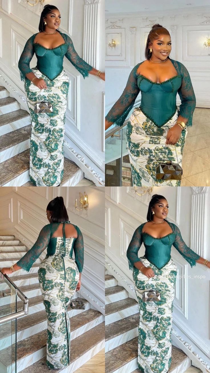 Aso Ebi Ankara Long GownÂ